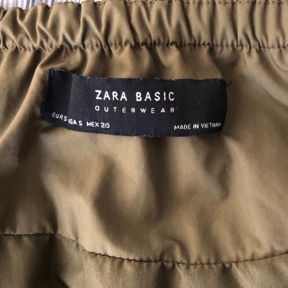 Zara basic olive jacket - Picture 6 of 6
